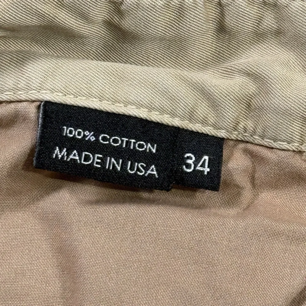 Apolis Global Citizen Utility Chino Pants Mens Size 34 Straight‎ Leg Made In USA